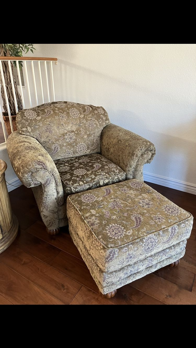 Chair and Ottoman