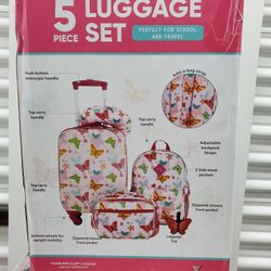 Travelers Club Kid's Hard-Side Travel Carry-On Luggage Set