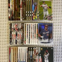 Washington Nationals 50 Card Baseball Lot