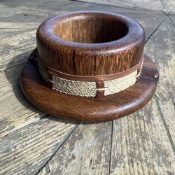 Palm Wood Hat