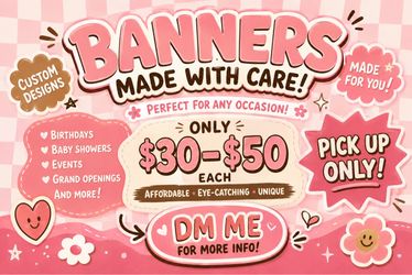 Custom Banners for Any Occasion