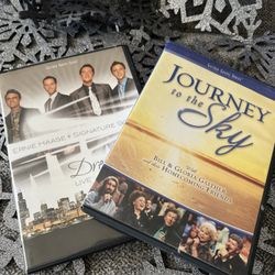 2DVD:Gaither Series: ‘Dream On:Live From Chicago’2008& ‘Journey To The Sky’ 2004
