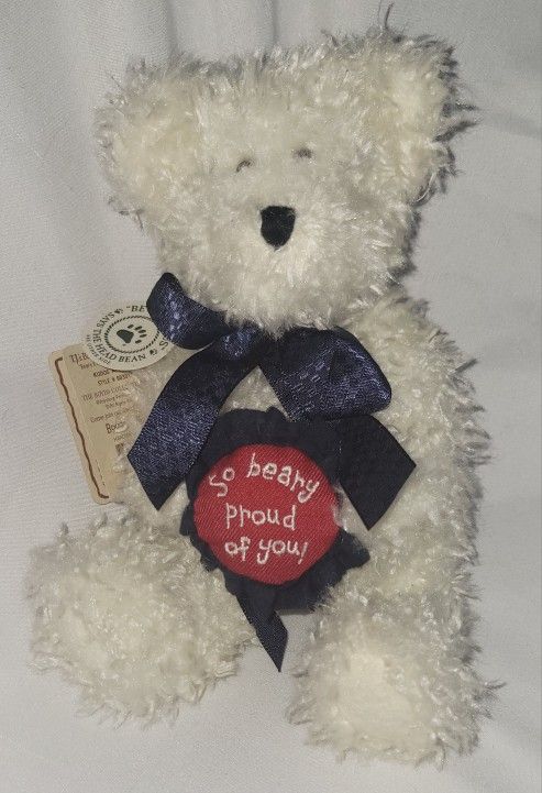 Vintage 1998 To 2022 Gen Yoo Wine Boyds Bear "So Beary Proud Of You" 9" Tall