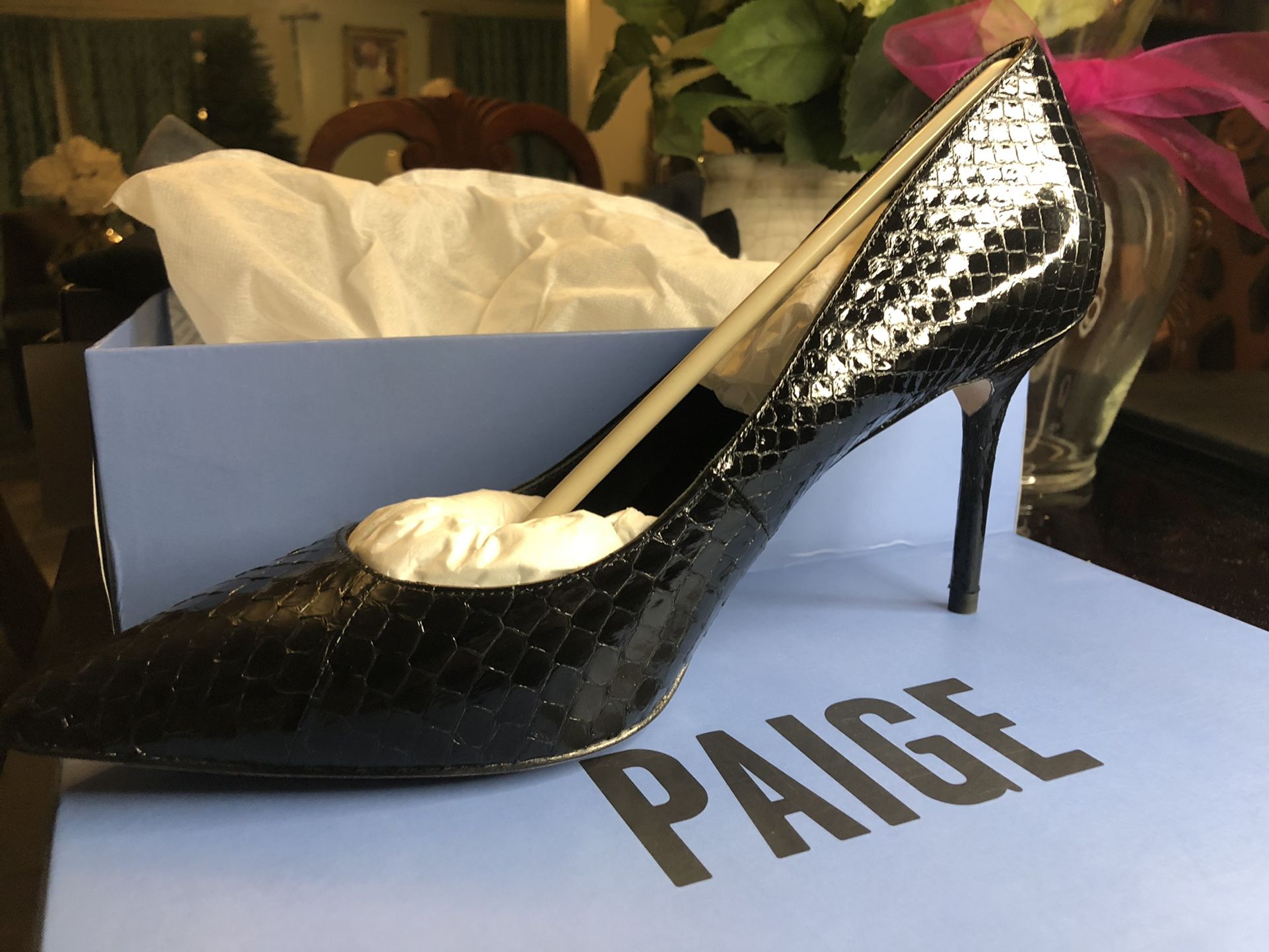 Olivia Genuine Snakeskin Pump