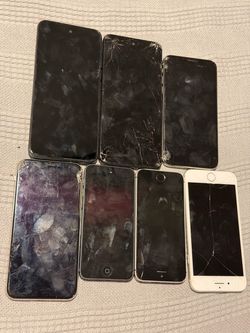 Lot of 8 Phones & iPod — For Parts Only (iPhones, Motorola, Xiaomi, iPod Touch)