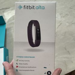 Fit bit Alta -new Never Used - Purple Size Small