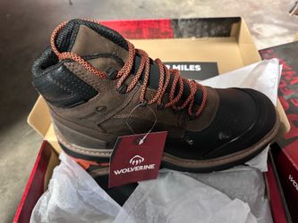 11.5 Wolverine Raider Shield Composite  Toe work boots Brand new