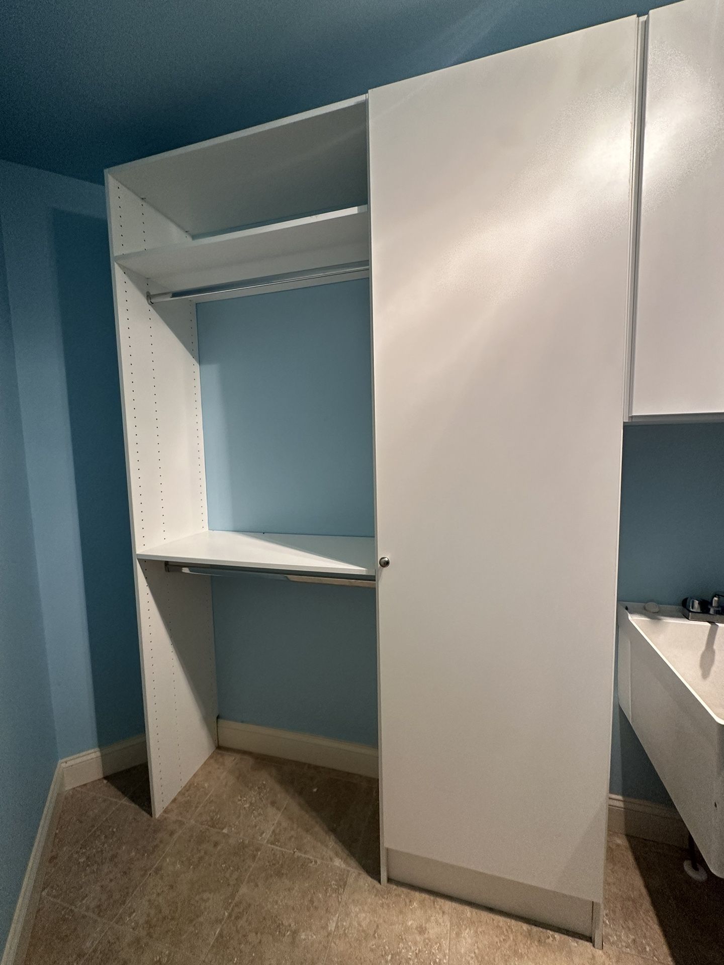 White Cabinets Wall Unit
