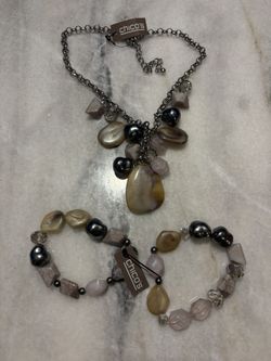Chicos Necklace & Bracelet Set