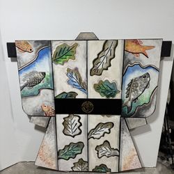 Wooden Wall Art Kimono