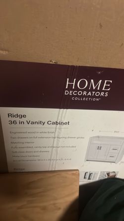 Home Decorators Collection Ridge 36in Vanity Cabinet