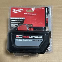 Milwaukee M18 Battery High Output 12.0 New Open Box 