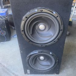 Kenwood 10” Subwoofers In Sony Bass System Box 