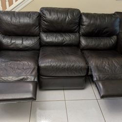  Living Room Sofa Set With Recliners-3 Pieces 