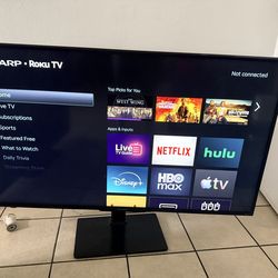 Sharp smart tv perfect condition