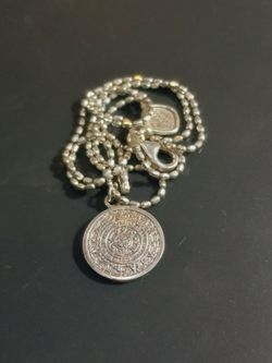 18" St.Silver Silpada NL W/ Aztec Pendant