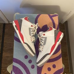 Jordan 3 Retro Fire Red Men’s 10.5 Used
