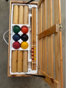 Croquet Set with Carrying Case