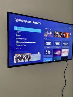 Flat Screen 43” Roku Inter Smart tv Delivery 