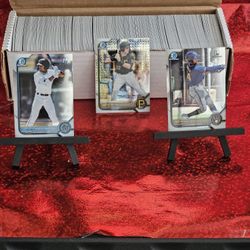 2022 Bowman Chrome 1st  Lot. Chourio, Wood, Mead, Davis, Crow Armstrong. 
