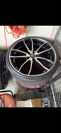 22” Axe design  wheels