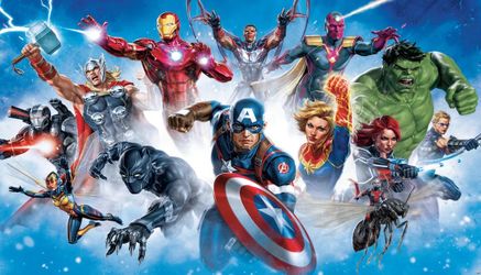 Marvel Avengers wall paper peel and stick