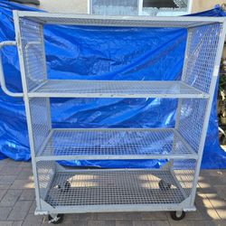 Industrial Mobile Rack Cart