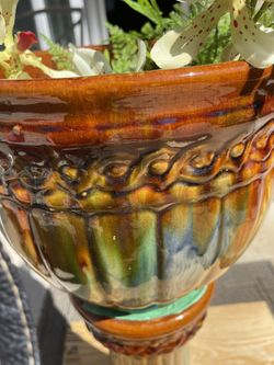 1920-30’s MCCOY FLOWER POT COMPLETE
