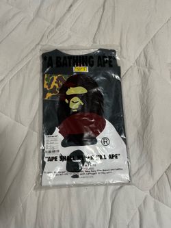Black and white bape shirt