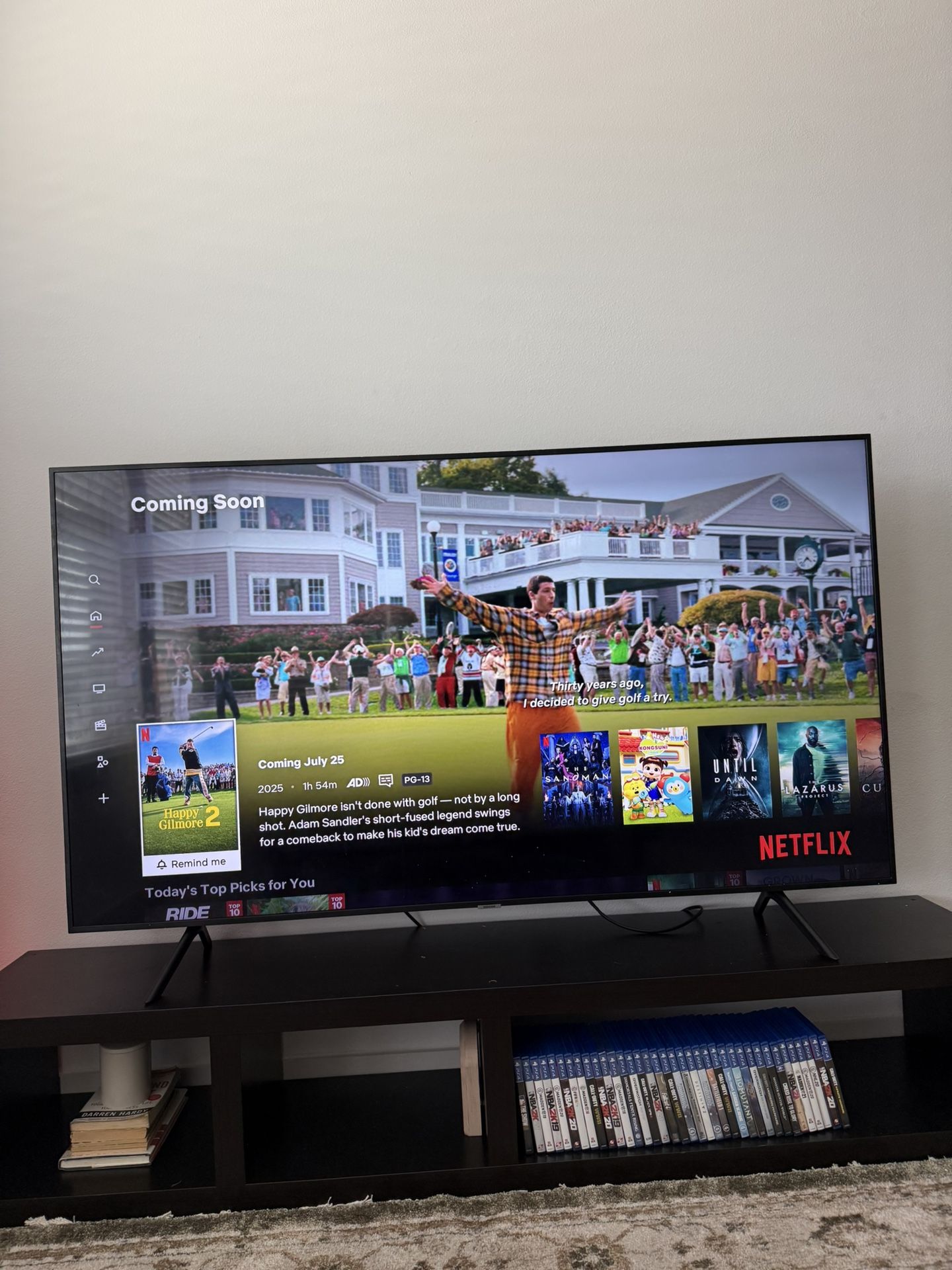 65” SAMSUNG 4K HDR SMART TV
