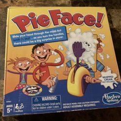 Hasbro Pie Face Board Game for Ages 5 and up, 2 or More Players For Multiple Fun