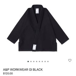 Jiu Jitsu Gi A&P Workwear Gi Black 