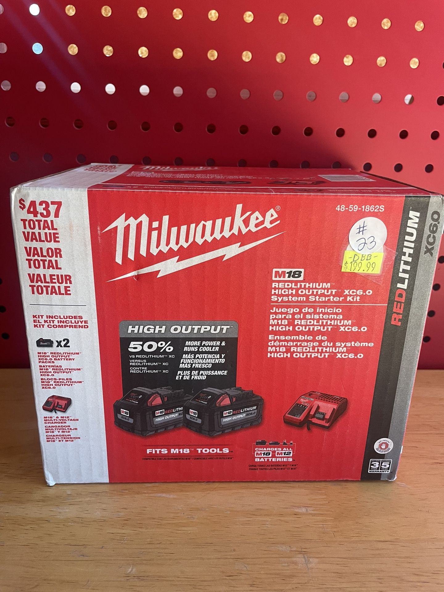 M18 Milwaukee High Output 6.0 Batteries And Charger