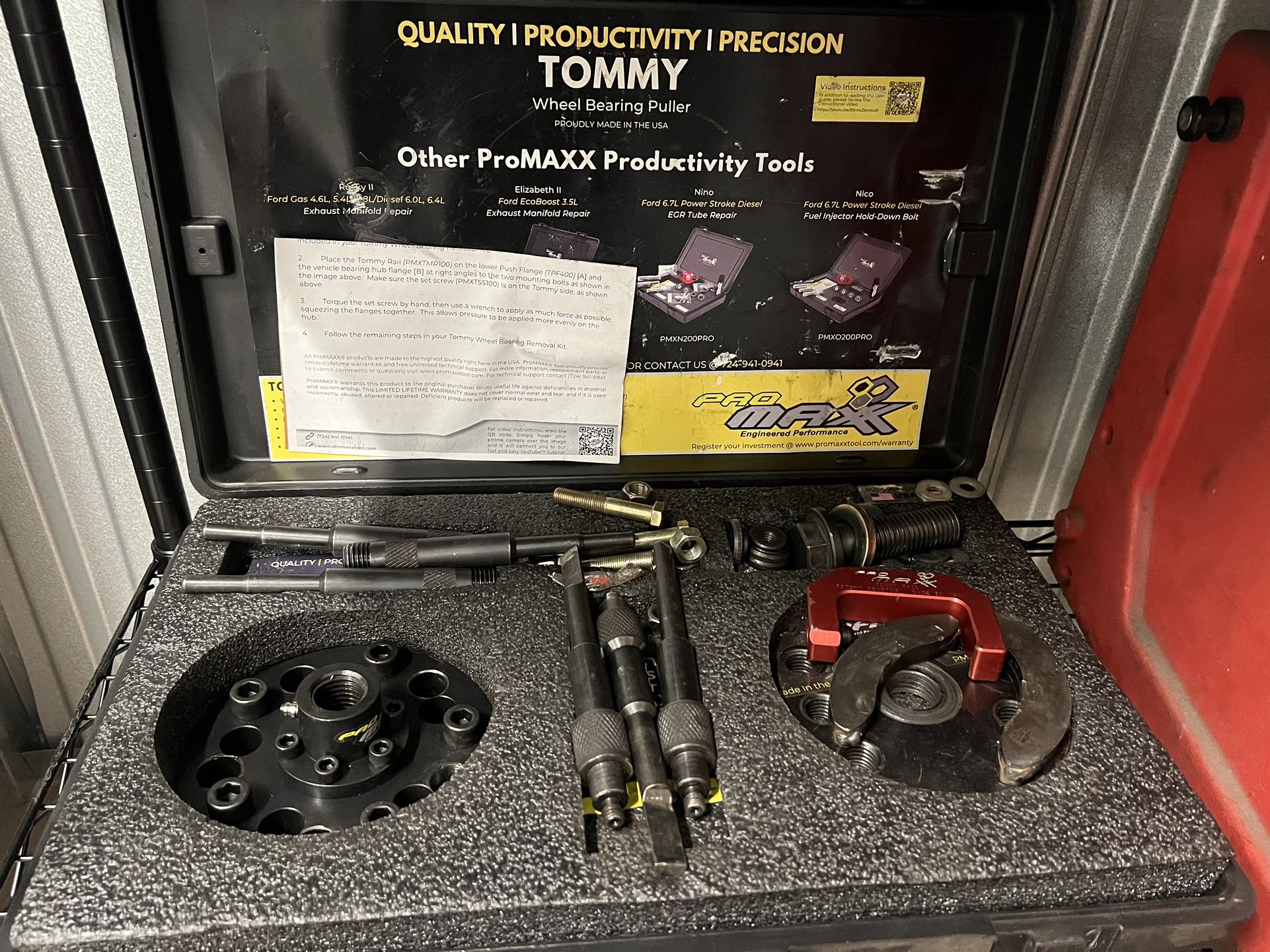 Tommy Wheel Hub + Bearing Puller