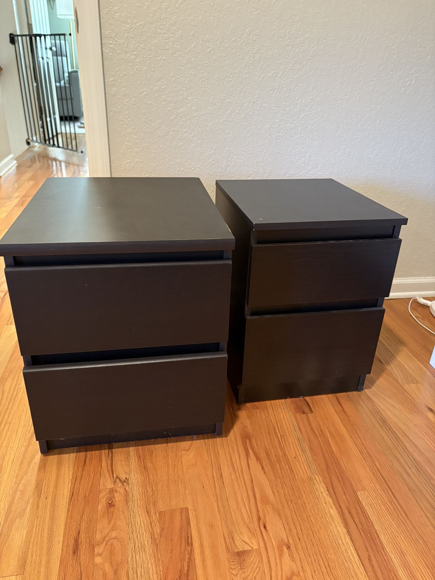 Two Brow Night Stands Or Side Tables 