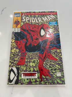 Spider-Man (1990) #1 1st Print Todd McFarlane Green Background Cover & Art NM