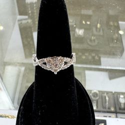 14k White Gold .75ct Diamond Ring 