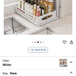 NEW IN BOX SLIDING  PULL OUT SHELVES $10