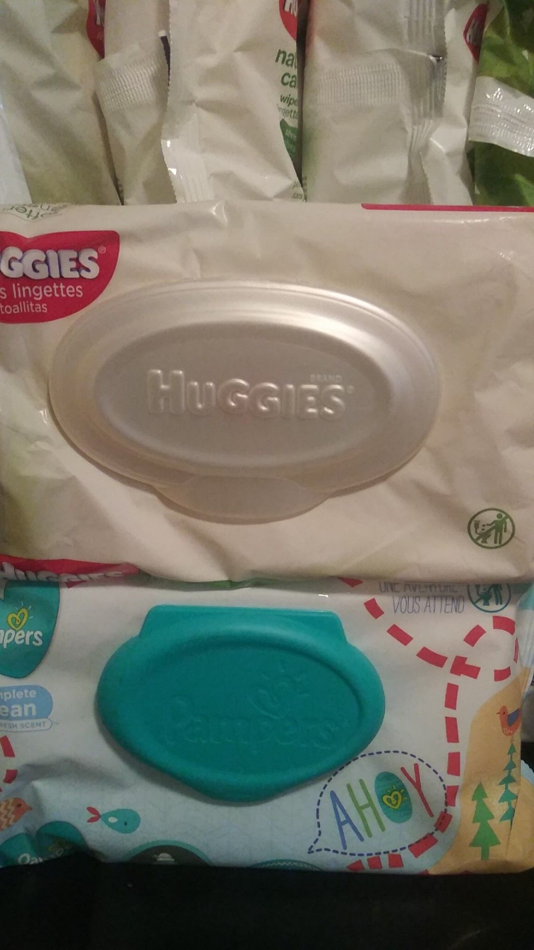 Baby wipes huggies or pampers