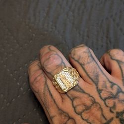 14K Virgin Mary Ring