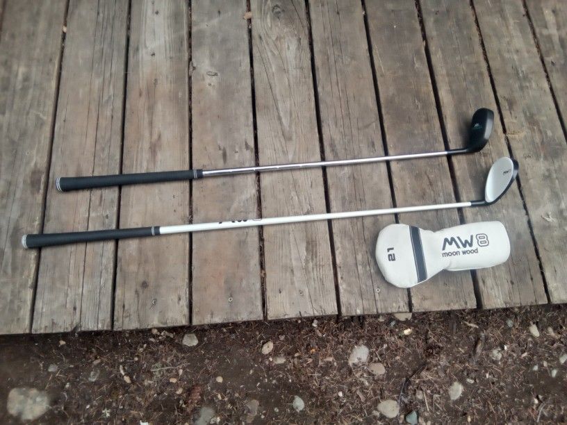 Heavy Duty Moon Wood 21 And Yuma 37 Golf Clubs, Great Condition. $20.00 For Both. 