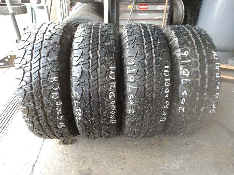 Tires 265 70 16