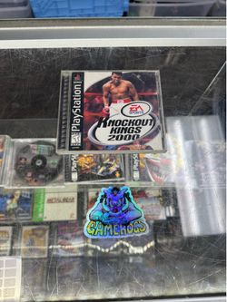 Knockout Kings 2000 Ps1 $20 Gamehogs 11am-7pm