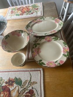 Desert Rose Franciscan dinnerware