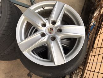 Custom Oem Porsche 18” Stock Wheels Tires