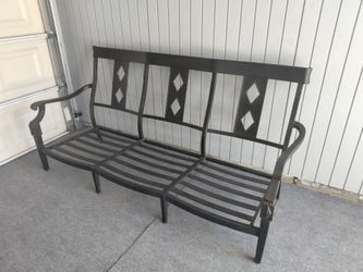 Outdoor patio deep seating couch