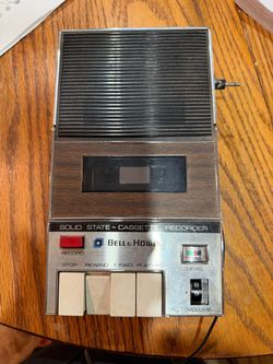 Bell & Howell Solid State Cassette Recorder