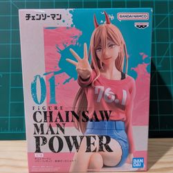 Anime Chainsaw man Power figure