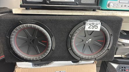 Kicker CompR Dual Subwoofer Enclosure