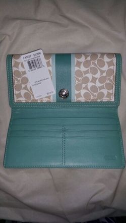 Coach slim envelope wallet